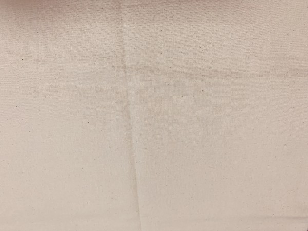 RESTSTÜCK 57 cm Baumwolle uni weiß